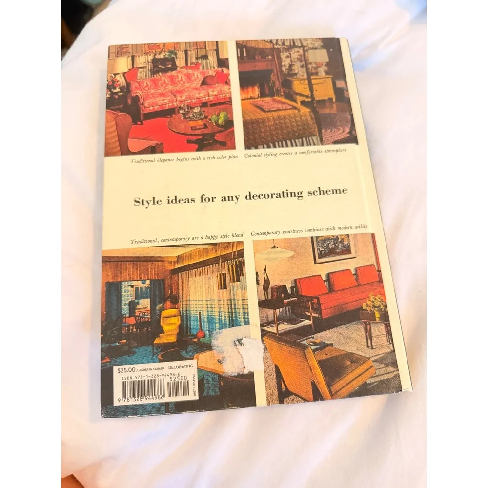 Better Homes & Gardens Decorating Book 1961 Classic Design Mid Century Hardcover